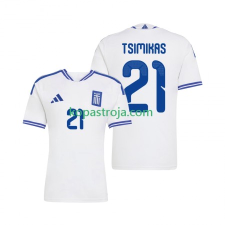 Billiga Fotbollströjor Grekland Konstantinos Tsimikas 21 Hemma tröja 2026 Kortärmad